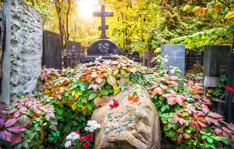 Ваганьковское кладбище. Память, застывшая в камне